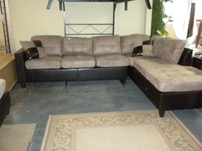 Microfiber Sectional 