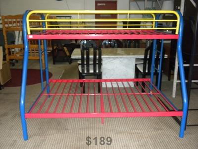 Metal Full Twin Bunk Bed